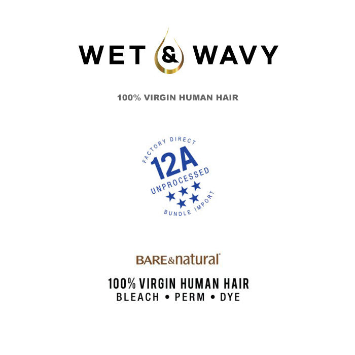 Sensationnel 100% Virgin Human Har 12A 3X Wet&Wavy Deep Bundle-16"18"20"