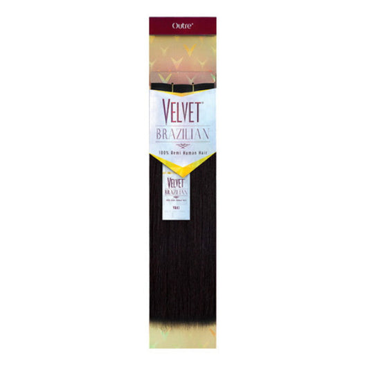 Outre Velvet Brazilian 100% Remi Human Hair Weave YAKI 8" - 18"