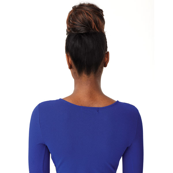 Sensationnel 100% Premium Fiber Instant Bun with Bangs ADA