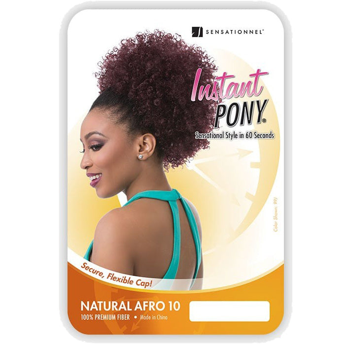 Sensationnel Instant Pony Natural AFRO 10