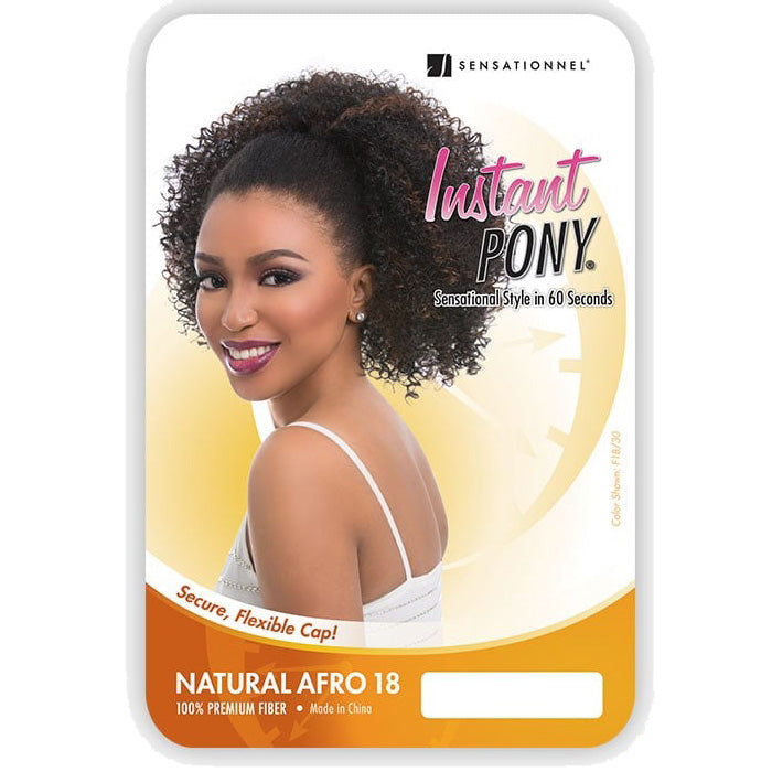 Sensationnel Instant Pony Natural AFRO 18