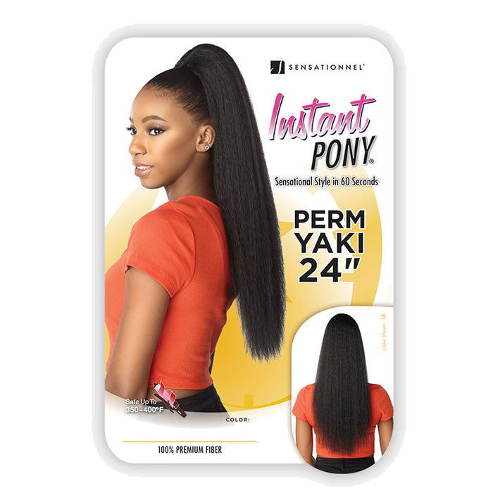 Sensationnel Instant Pony Drawstring Ponytail - PERM YAKI 24"