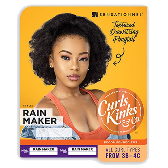 Sensationnel Curls Kinks & Co Drawstring Ponytail - RAIN MAKER