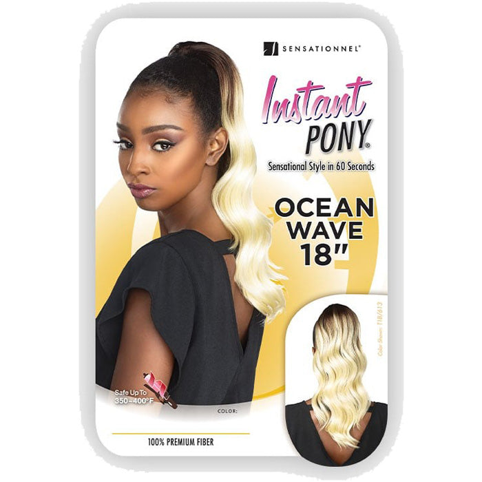 Sensationnel Instant Pony Drawstring Ponytail - OCEAN WAVE (18-24 Inch)