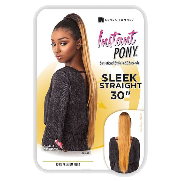 Sensationnel Instant Pony Drawstring SLEEK STRAIGHT 30