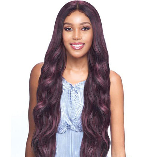Vanessa Honey Brazilian Human Hair Blend Swissilk Tops Lace Front Wig - TDHB ILMA 40