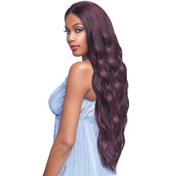 Vanessa Honey Brazilian Human Hair Blend Swissilk Tops Lace Front Wig - TDHB ILMA 40