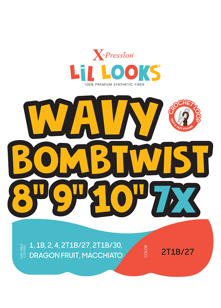 Outre X-Presssion Lil Looks Crochet Loop Braids - WAVY BOMB TWIST 8"9"10" 7X