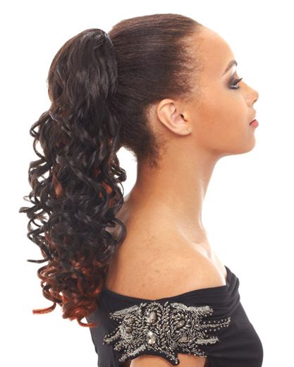 Janet Collection Ponytail Plum