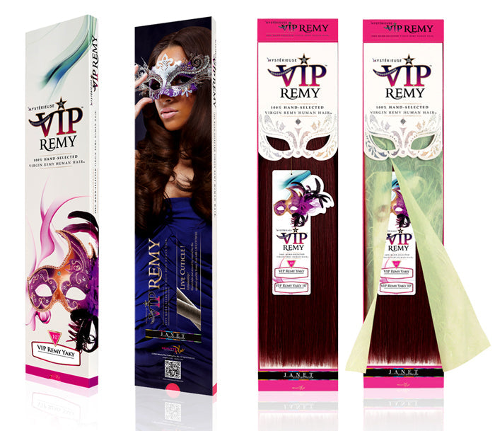 Janet Collection Mysterieuse VIP 100% Virgin Remy Human Hair Weave - YAKY 12/14/16"