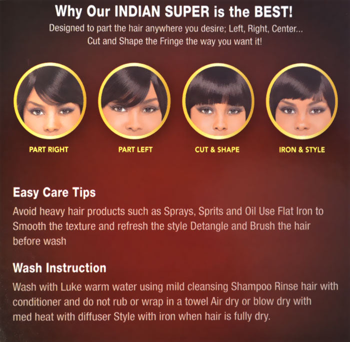 It's a Wig Indian Super Natural 100% Remi Human Hair Wig HH INDIAN REMI DAKOTA