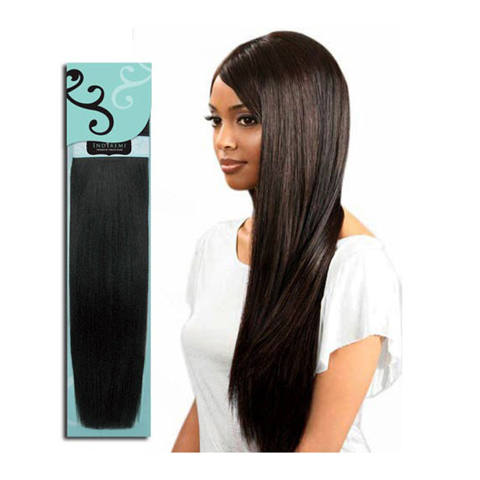 Indiremi Virgin Human Hair Remy Weave NATURAL YAKY 10S" - 18"