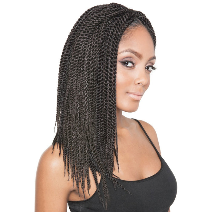 Mane Concept Isis Kanekalon Crochet Braid Bundle - SENEGALESE TWIST 14"