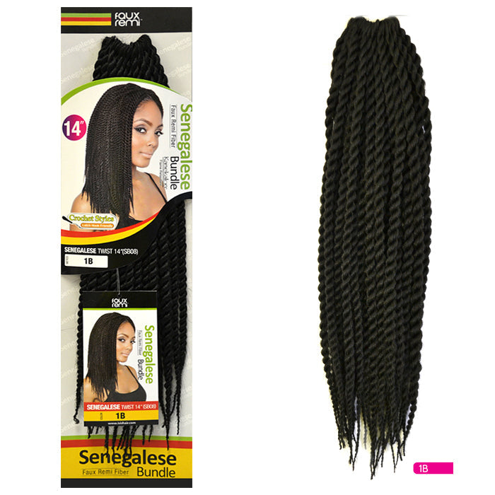 Mane Concept Isis Kanekalon Crochet Braid Bundle - SENEGALESE TWIST 14"