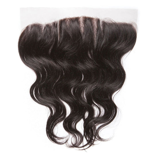 ISIS Brazilian Raw 100% Unprocessed Human Hair Silk Base 13x4 Frontal Lace Closure - BODY WAVE 14"