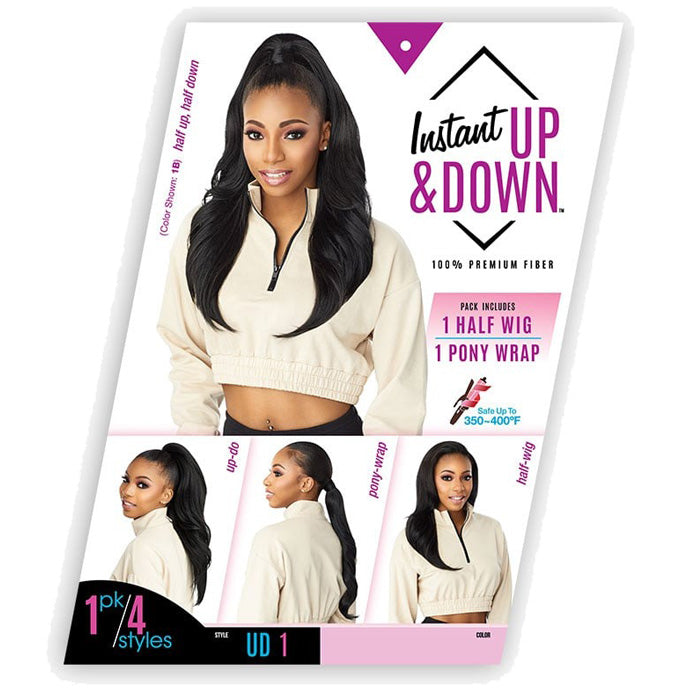 Sensationnel Instant Up & Down Pony Wrap Half Wig - UD 1