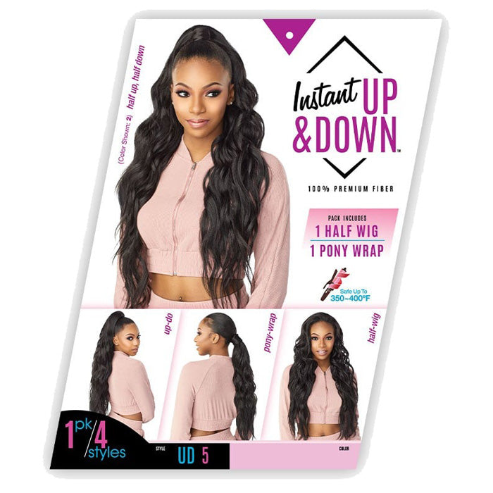 Sensationnel Instant Up & Down Pony Wrap Half Wig - UD 5