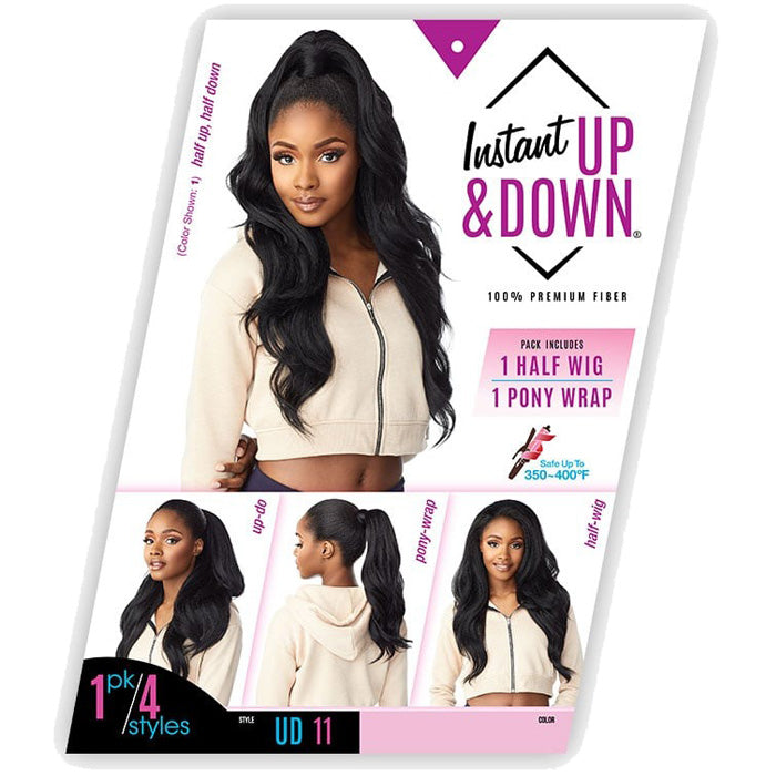 Sensationnel Instant Up & Down Pony Wrap Half Wig - UD 11