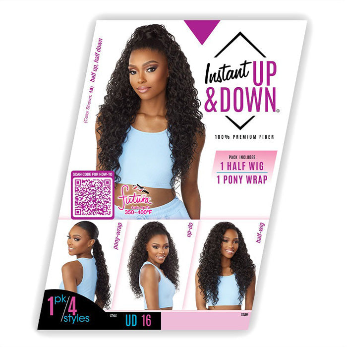 Sensationnel Instant Up & Down Half Wig and Ponytail - UD 16