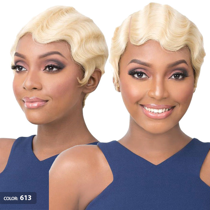 It's a Cap Weave Human Hair Wig HH NUNA