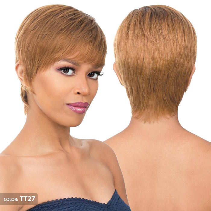 It's a Cap Weave Human Hair Wig MON AMI