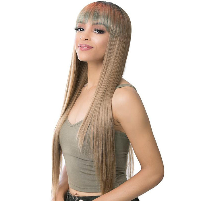 It's a Wig Human Hair Blend Full Wig - HH BANG STRAIGHT 32"