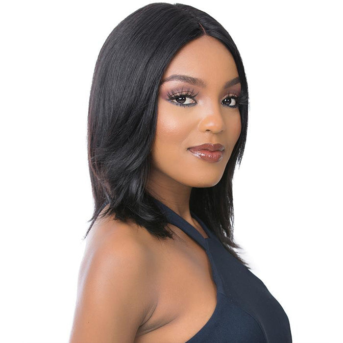 It's a Cap 100% Human Hair Skin Top T-PART Wig - SHARDE