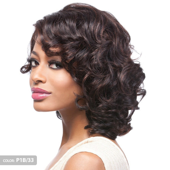 It's a Cap Weave 100% Human Hair Wig Romance Curl