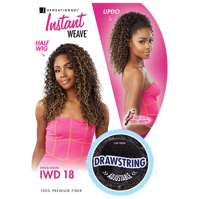 Sensationnel Instant Weave Half Wig/Updo Drawstring Cap - IWD 18