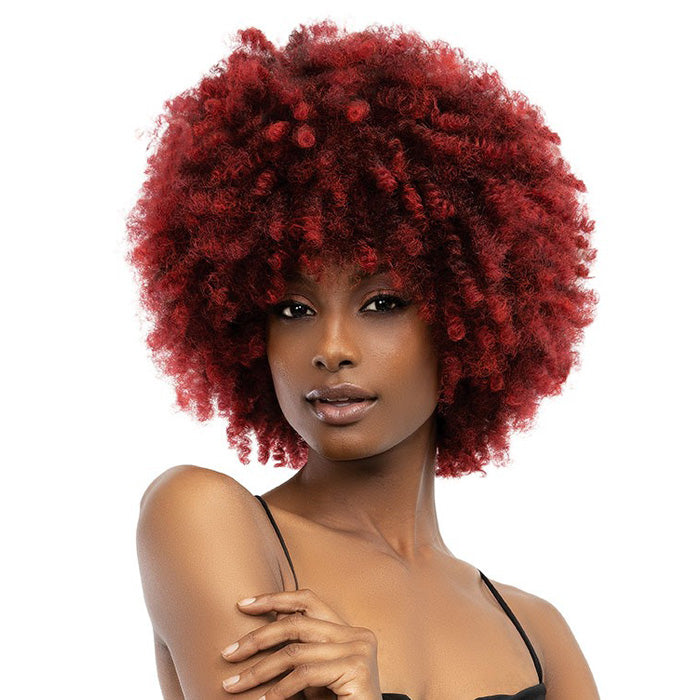 Janet Collection Natural Curly Full Wig - NATURAL AFRO KANE