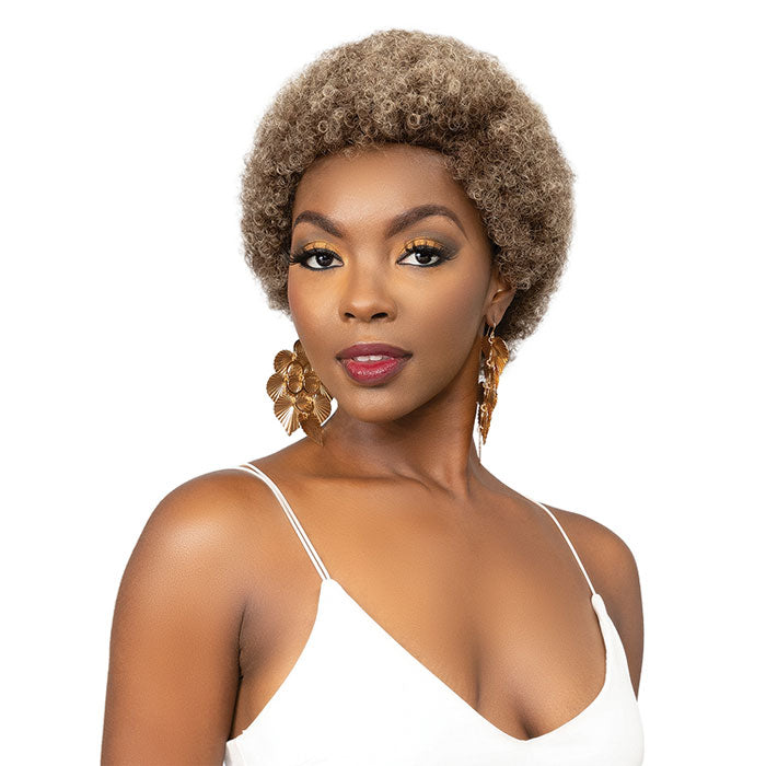 Janet Collection Natural Curly Full Wig - AFRO ABBO