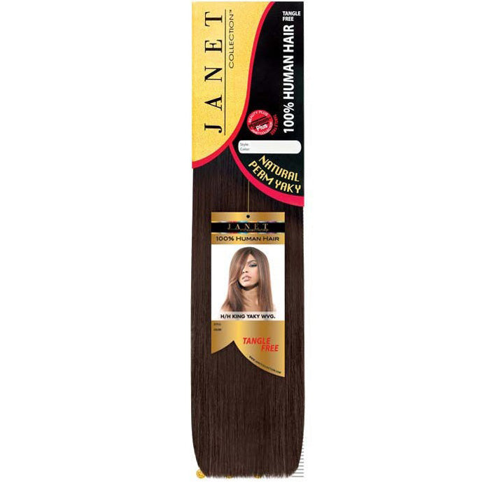 Janet Collection Human Hair Weave KING YAKY 14" - 16"