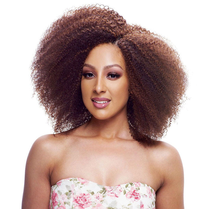 Janet Collection Retro Glam & Vibe 100% Natural Virgin Human Hair Weave - 4B CRIMPY KINKY WVG 10-18"