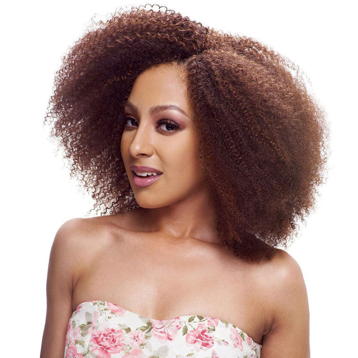 Janet Collection Retro Glam & Vibe 100% Natural Virgin Human Hair Weave - 4B CRIMPY KINKY WVG 10-18"