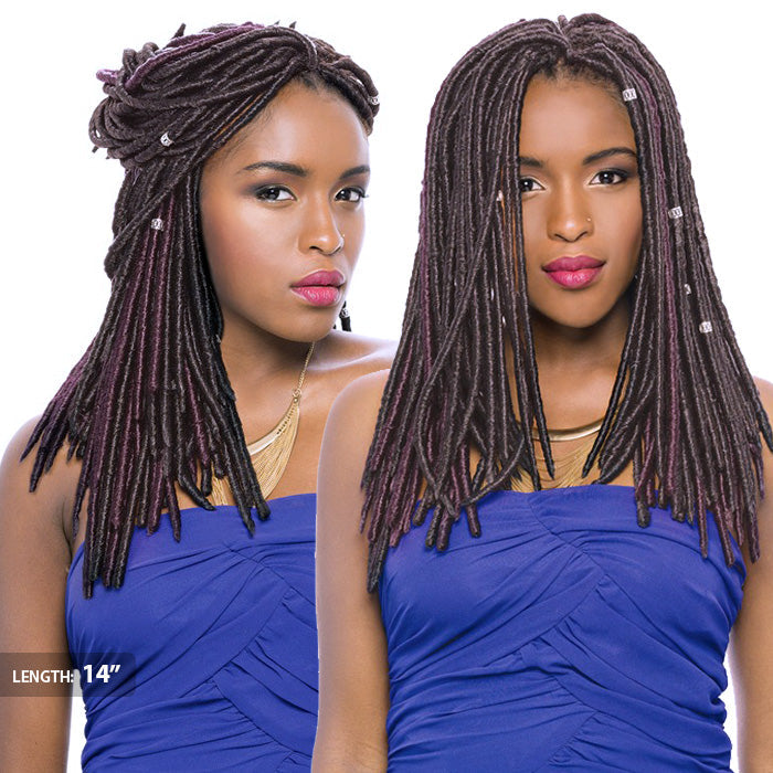 Janet Collection Crochet Braids Havana Handmade - 2X MAMBO FAUX LOCS 14"/18"