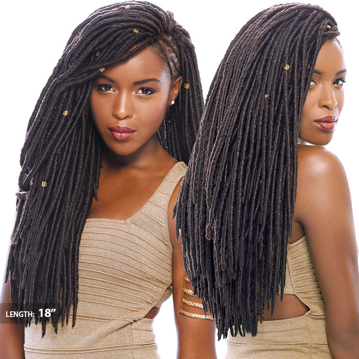 Janet Collection Crochet Braids Havana Handmade - 2X MAMBO FAUX LOCS 14"/18"