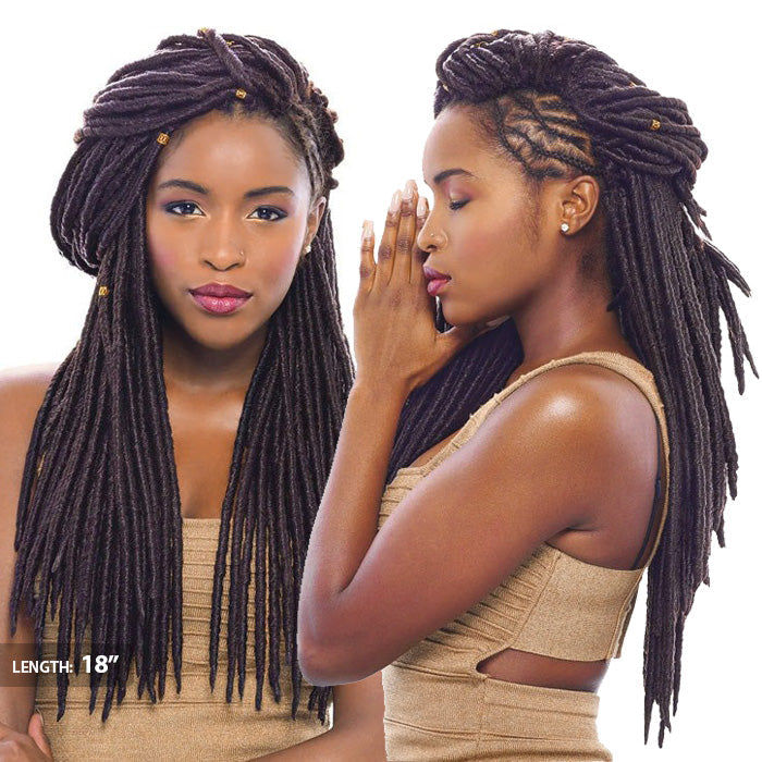 Janet Collection Crochet Braids Havana Handmade - 2X MAMBO FAUX LOCS 14"/18"