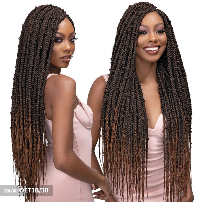 Janet Collection Pre-Looped Crochet Braids - JUNGLE BOX BRAID 30"
