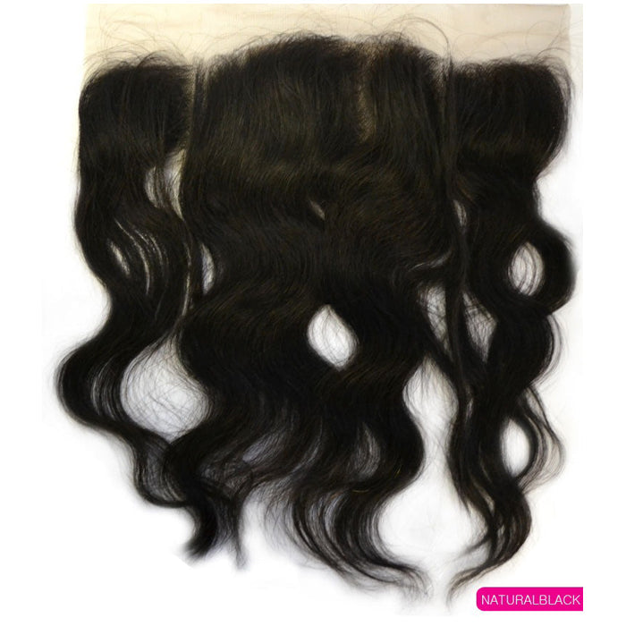 Janet Collection 100% Natural Virgin Remy Human Hair 12x4 Lace Closure - NATURAL 14"