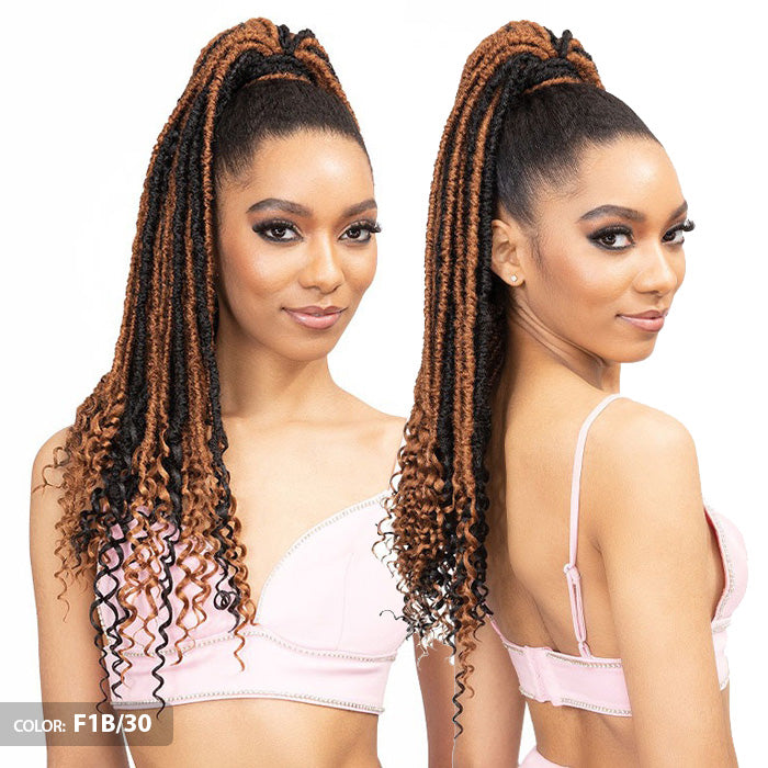 Janet Collection Remy Illusion Braid Ponytail - TAMPA