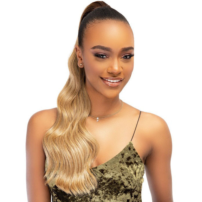 Janet Collection Everytime Noir Drawstring Ponytail - APPLE D/S