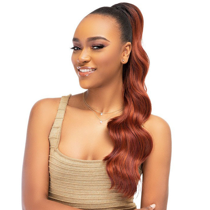 Janet Collection Everytime Noir Drawstring Ponytail - APPLE D/S