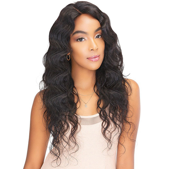 Janet Collection Melt 100% Virgin Remy Human Hair Weave 3 Pcs 13X5 HD Lace Closure - BRAZILIAN BODY 14/16/18"