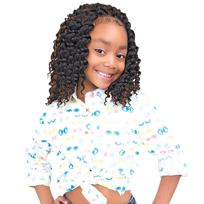 Janet Collection Mom & Kid Crochet Braid - 3X CHIC'N CURLY DEEP TWIST 10"