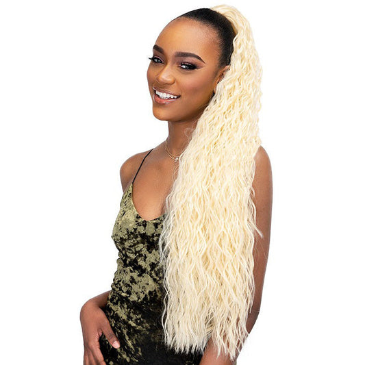 Janet Collection Everytime Noir Drawstring Ponytail - GUAVA D/S