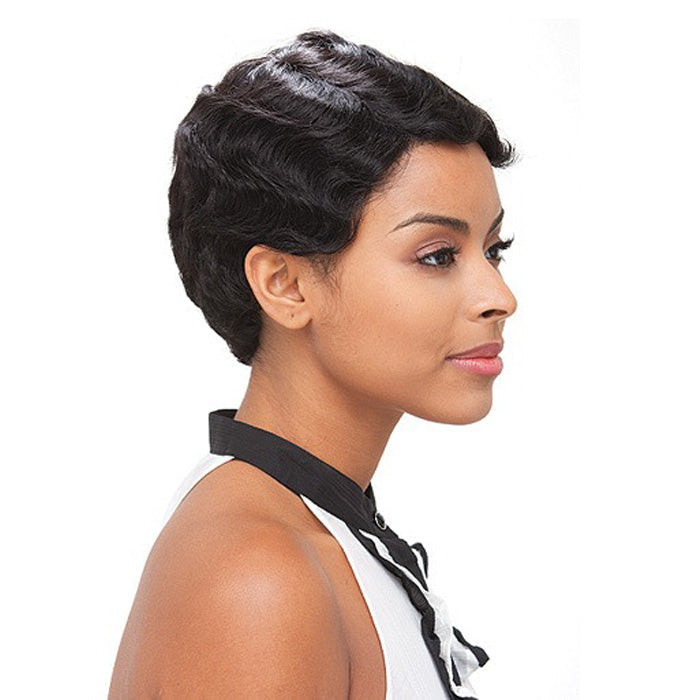 Janet Collection Human Hair Wig MOMMY