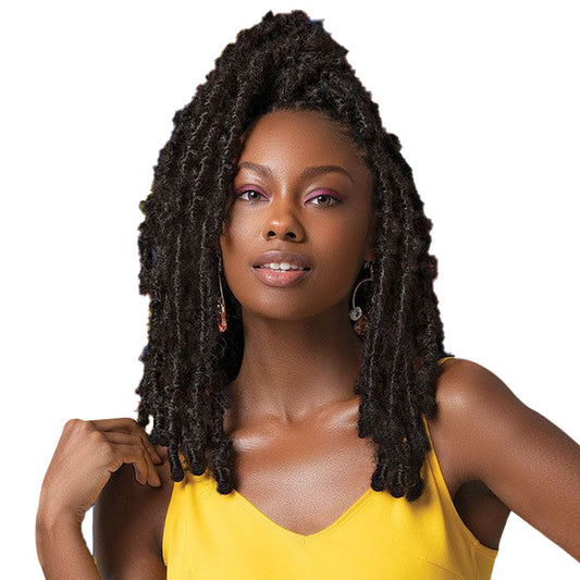Janet Collection Nala Tress Crochet Braid Handmade Strand Bob Style - 3X BUTTERFLY FAUX LOCS 10/12/14 3 PCS