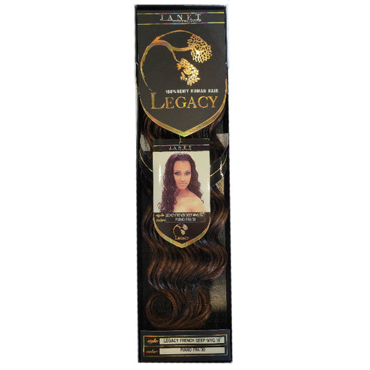 Legacy Prestige Remy Human Hair Weave - FRENCH DEEP 12/16"