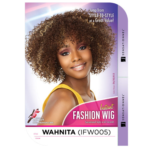 Sensationnel Synthetic Instant Fashion Wig - WAHNITA