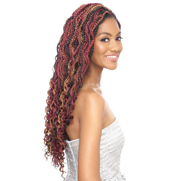 Vanessa Pre-Looped Crochet Braid African Arts - BOX BODY CURL 24" 2X